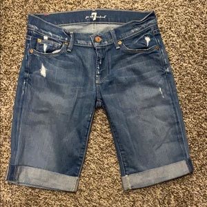 7 for All Mankind Bermudas